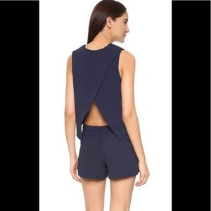 Club Monaco Lyndsey Romper Navy (Eclipse)